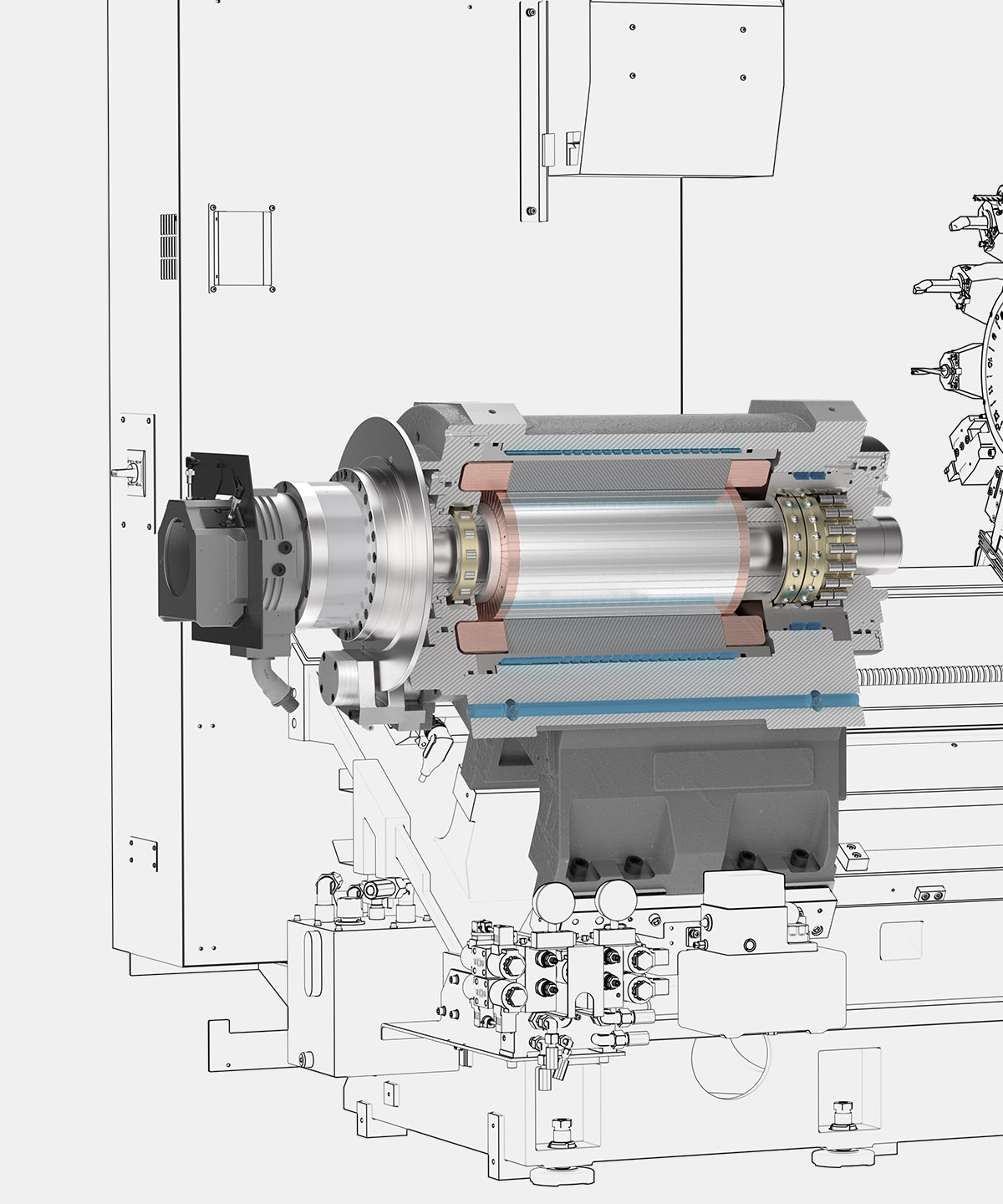 Long bed CNC lathes | TD Series Z2200 - Z3200